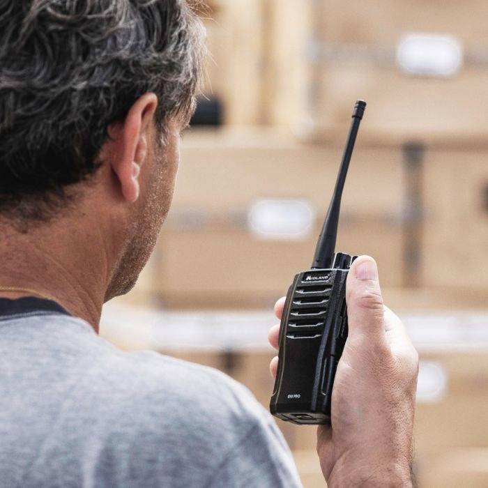 Midland G10 Pro PMR 2er Handwerker-Koffer C1107.S1 PMR transceiver 2-piece set