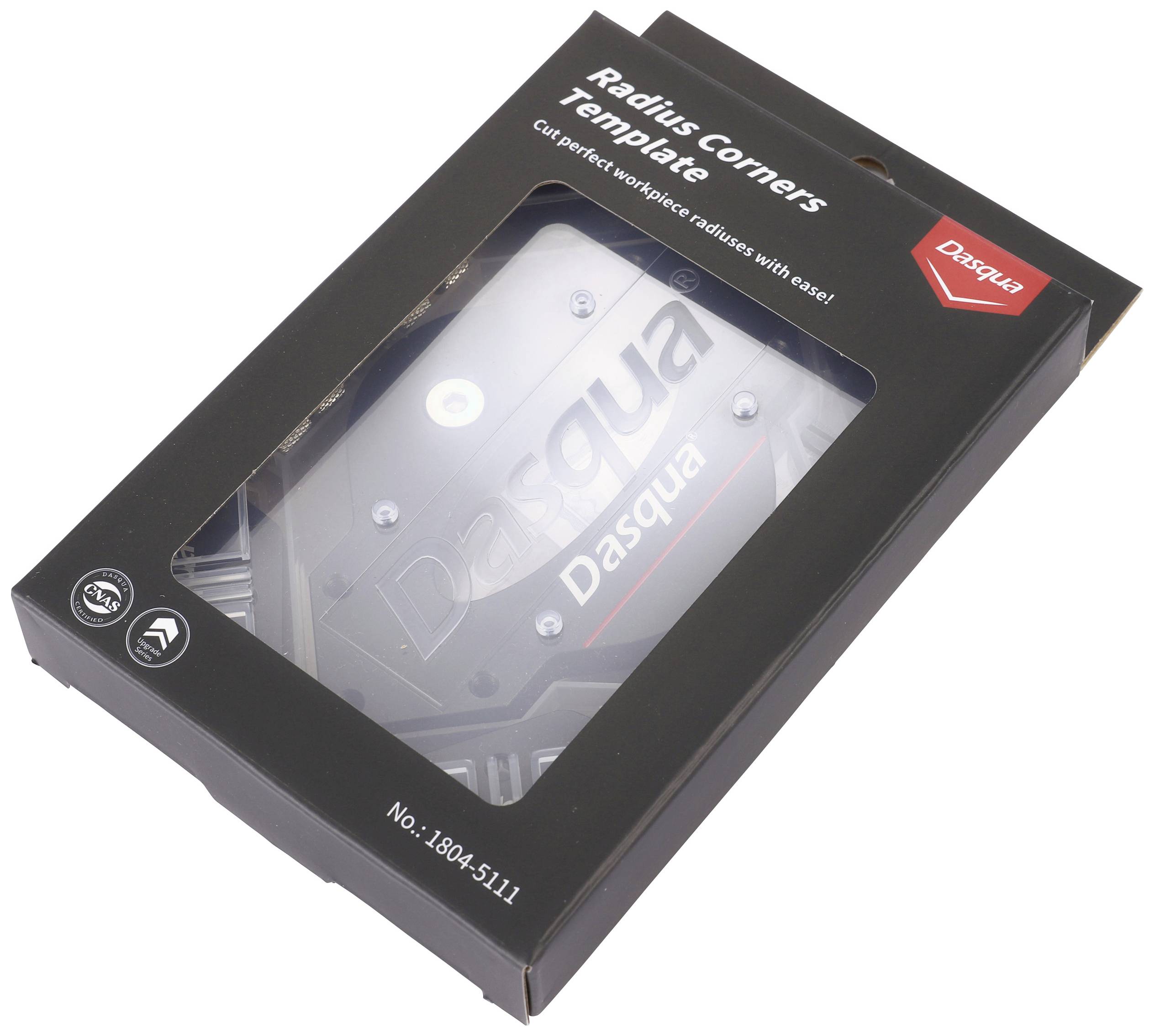 Dasqua 1804-5111 Corner radius template 120 mm with R30 & R40 1 pc(s)