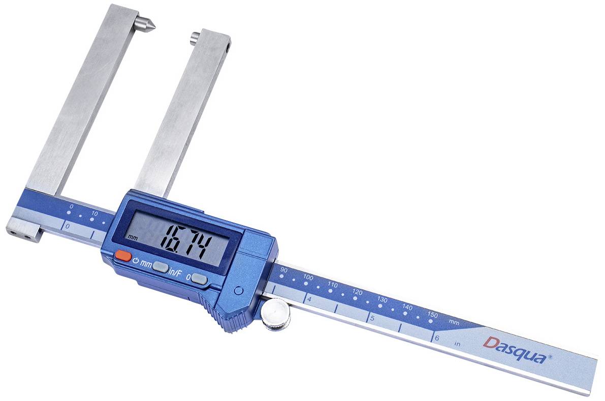 Dasqua 2240-0006 DIN EN 862, Digital brake rotor caliper 150 mm Stainless steel 1 pc(s)