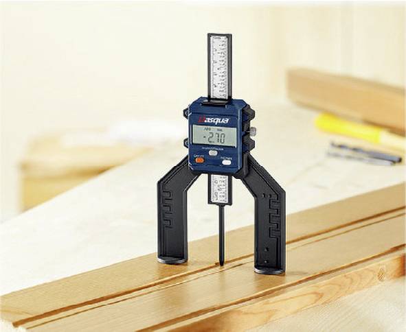 Dasqua 2605-0015 Digital depth gauge with magnet + LCD Measuring range: 0-80 mm, Resolution: 0.05 mm