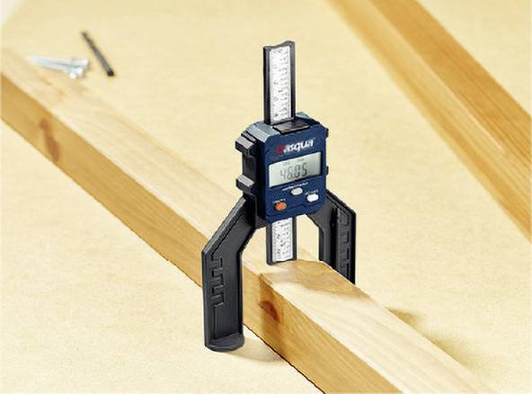 Dasqua 2605-0015 Digital depth gauge with magnet + LCD Measuring range: 0-80 mm, Resolution: 0.05 mm