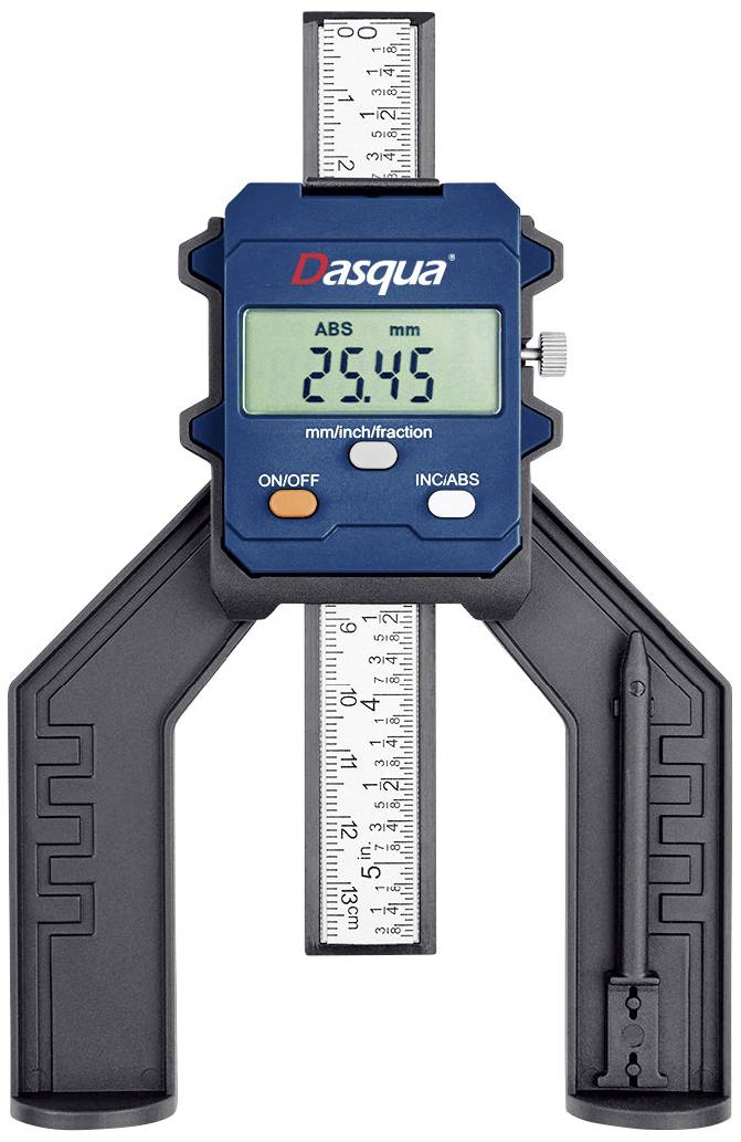 Dasqua 2605-0015 Digital depth gauge with magnet + LCD Measuring range: 0-80 mm, Resolution: 0.05 mm