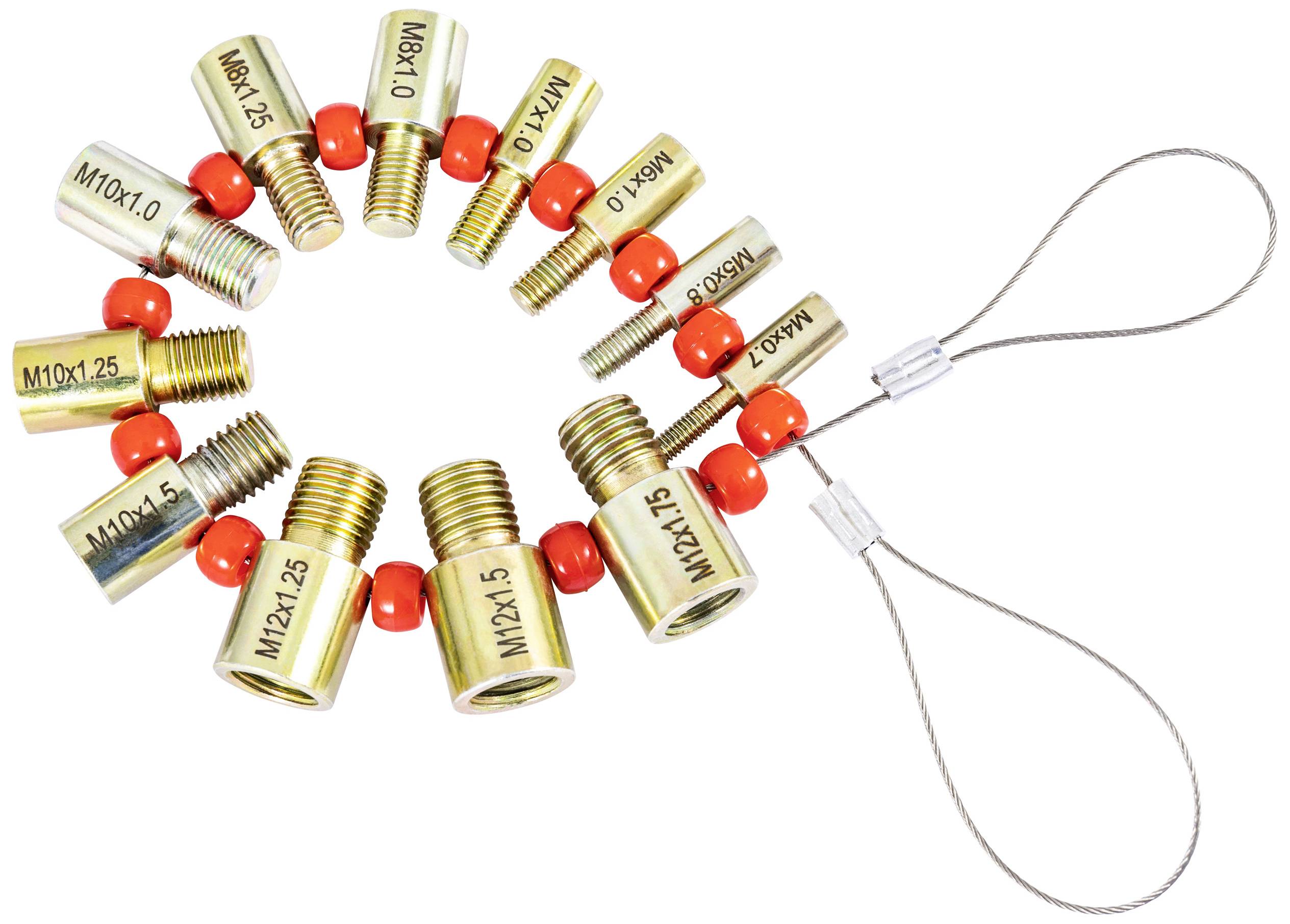 Dasqua 8511-2005 Thread detective/nut & bolt thread checker set 1 Set