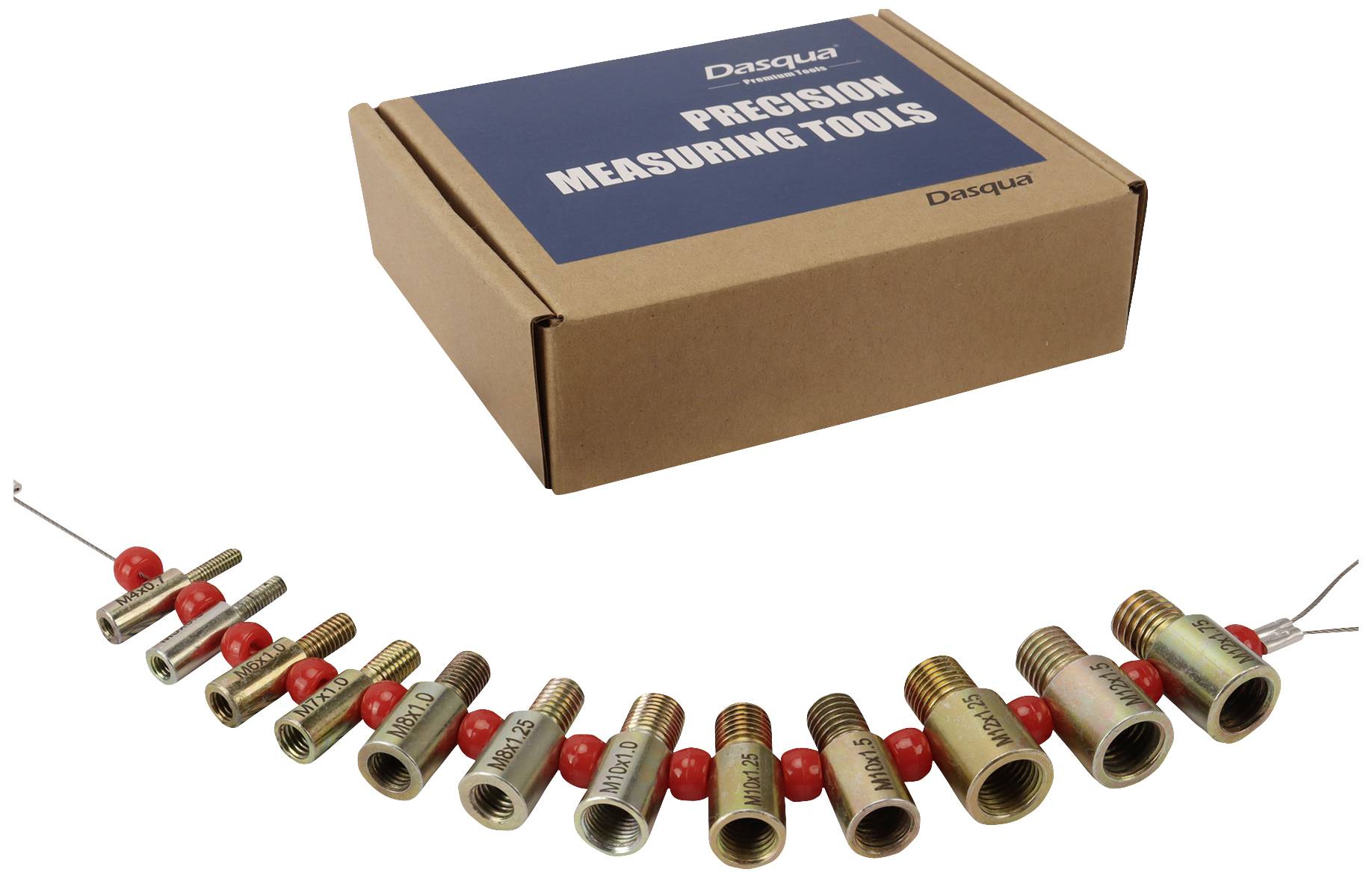 Dasqua 8511-2005 Thread detective/nut & bolt thread checker set 1 Set