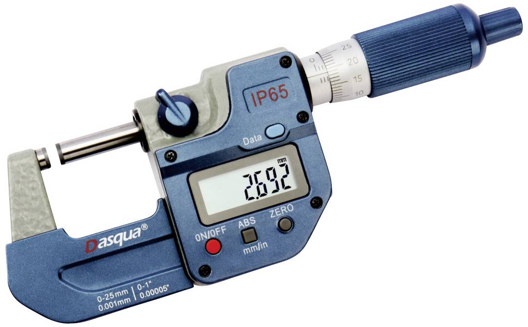 Dasqua 4410-1105-A IP65 digital outside mcrometer with IP67 double chips
