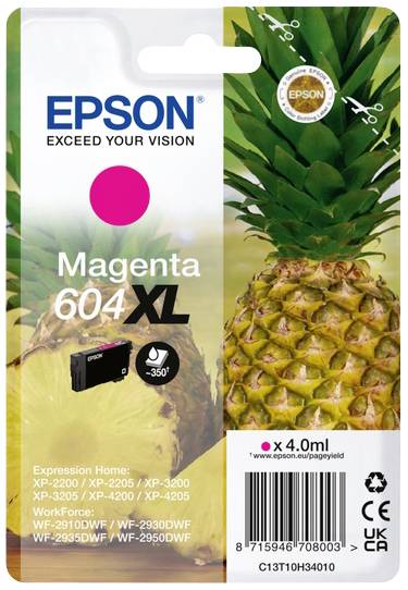 Epson Ink T10H3, 604XL Original Magenta C13T10H34010