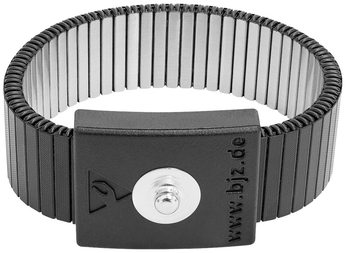BJZ A-64106 ESD stell armband Black