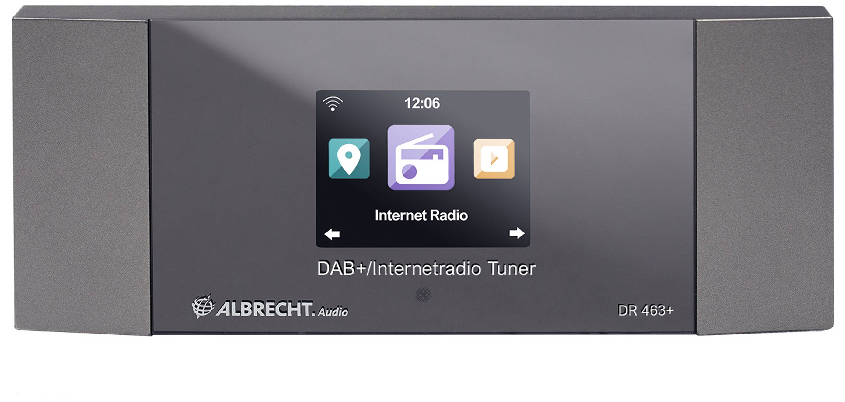 Albrecht DR 463+ Internet-, DAB+ und UKW-Radio Tuner Internet radio adapter DAB+, Internet, FM DAB+, Internet radio, FM, Wi-Fi