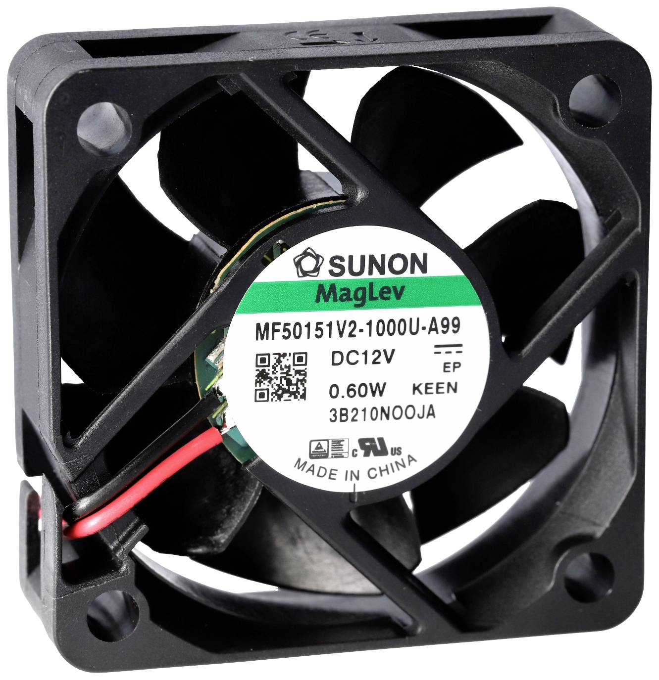 Sunon MF50152VX-1000U-A99 Axial fan 24 V DC 31.59 m³/h (L x W x H) 15 x 50 x 50 mm