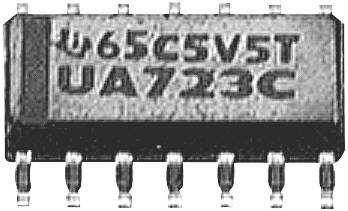 Integrated circuit with the inscription 'VN65CSV5T UA723C', likely a voltage regulator.