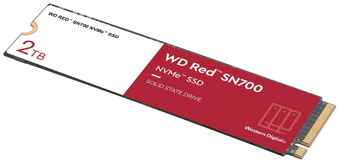 Western Digital Red™ SN700 2 TB NVMe/PCIe M.2 internal SSD PCIe NVMe 3.0 x4 Retail WDS200T1R0C