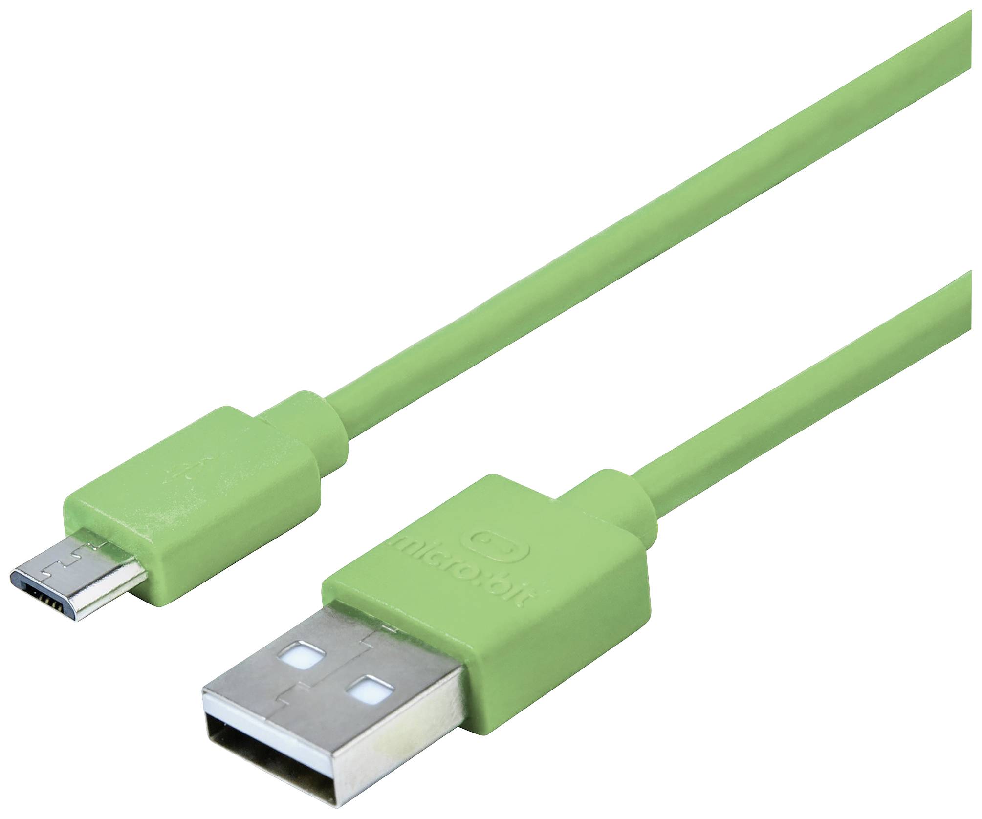 BBC micro:bit MEFUSBG30AV1 Data/power cable BBC micro:bit [1x USB 2.0 connector A - 1x USB 2.0 connector Micro B] 0.30 m Green