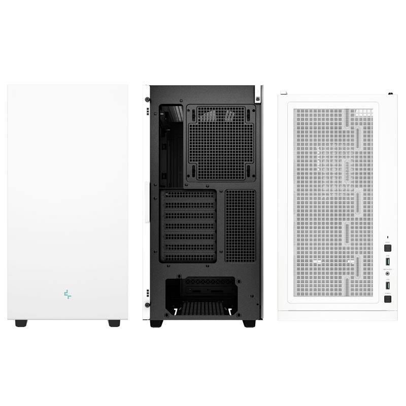 DeepCool CH510 Midi tower PC casing White Built-in fan