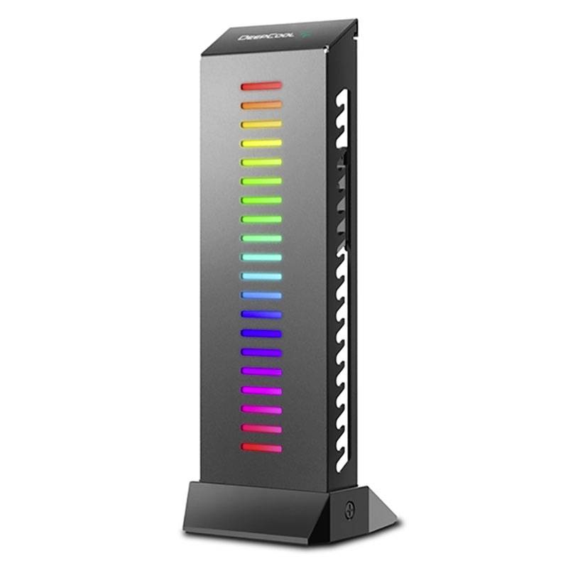 DeepCool DP-GH01-ARGB Graphics card holder Black, RGB