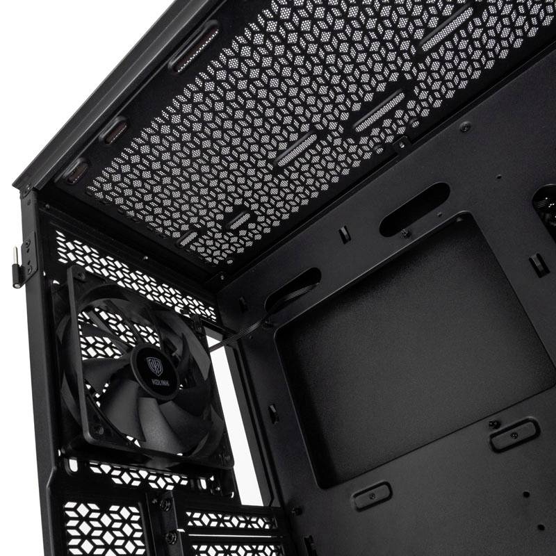 Kolink Unity Lateral Performance Midi tower PC casing Black 3 built-in LED fans