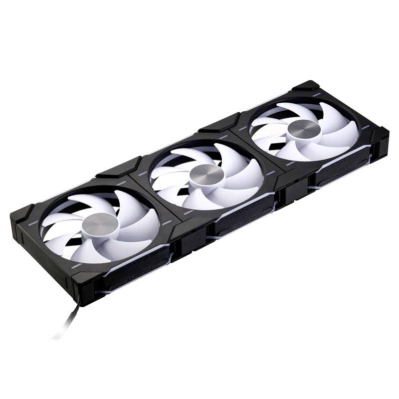 Phanteks D30 PWM Regular Airflow D-RGB PC fan Black (W x H x D) 140 x 30 x 140 mm