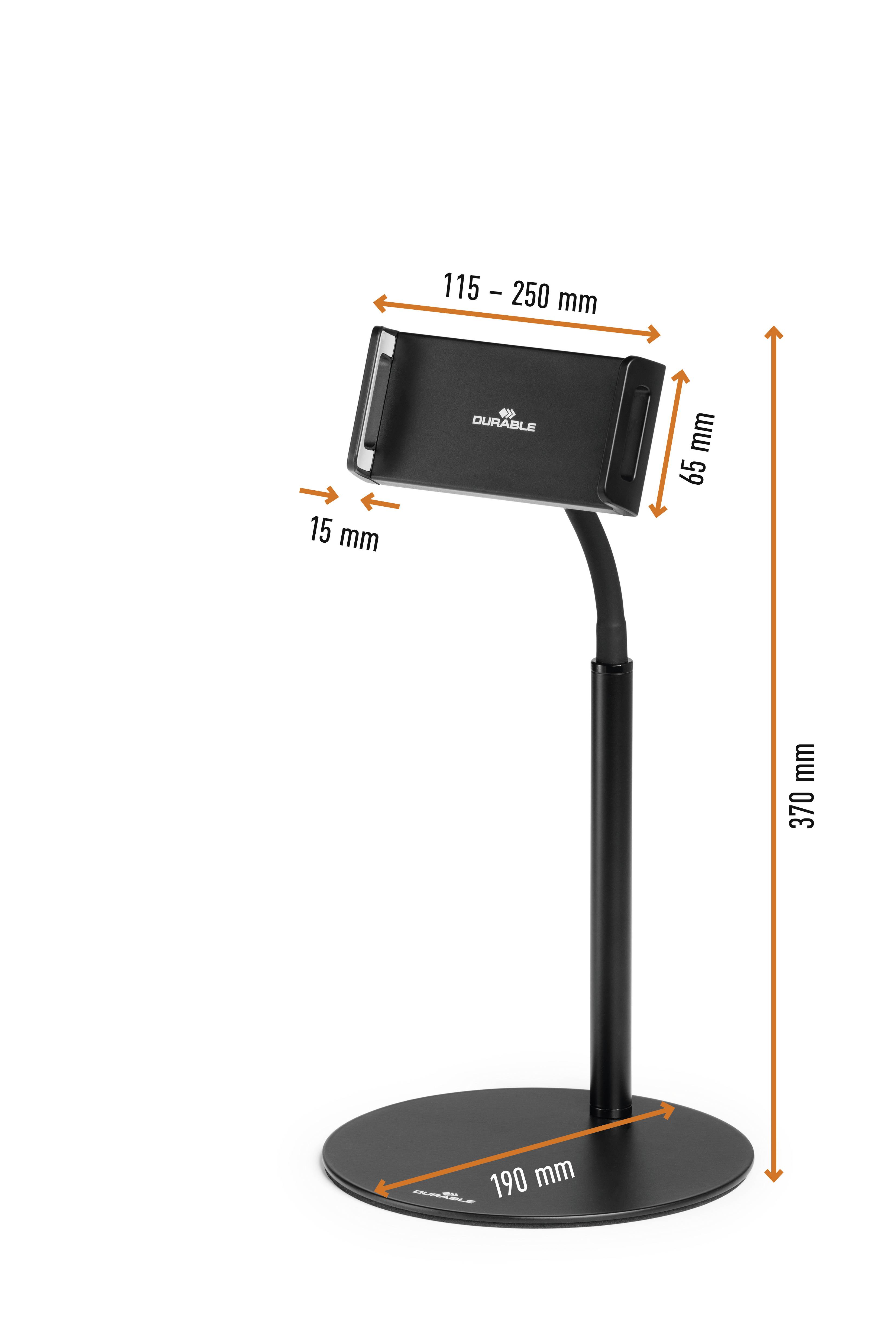 Durable TWIST TABLE Tablet PC desk mount Universal 11,9 cm (4,7") - 33 cm (13")