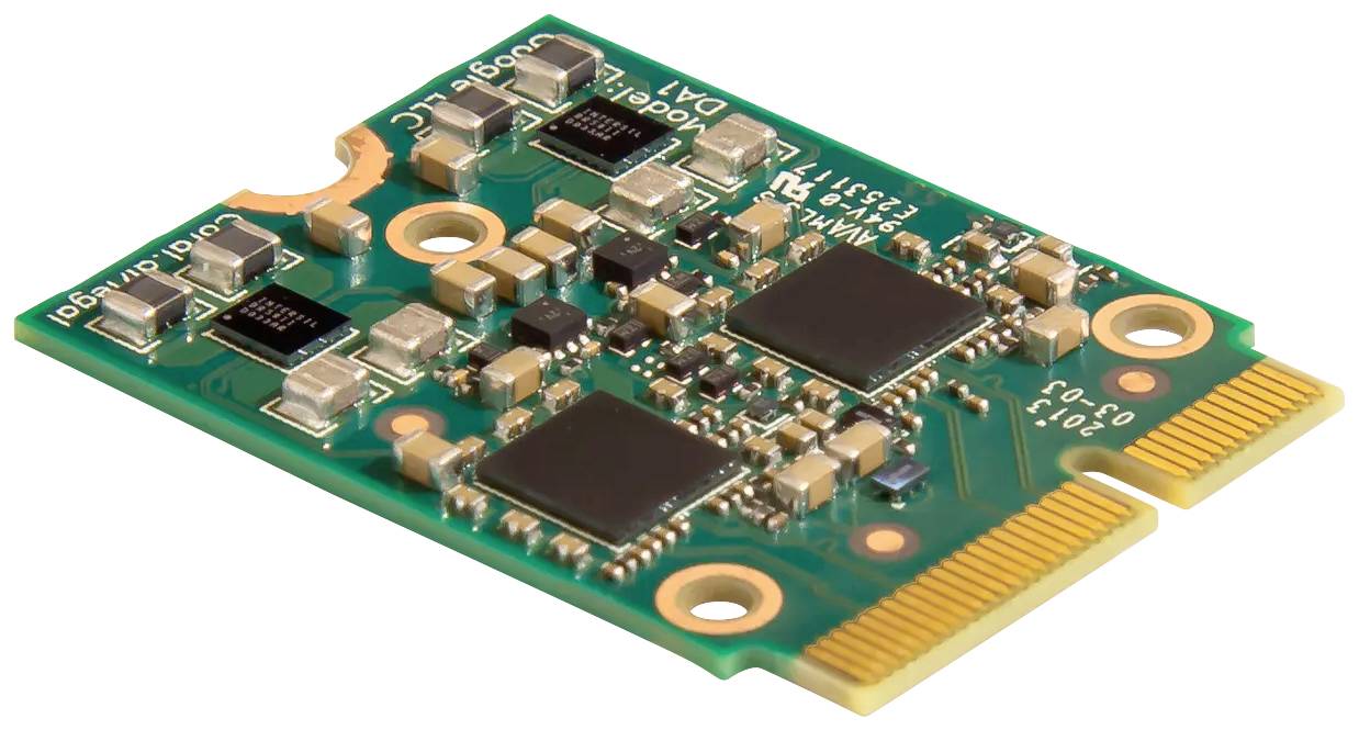 Google Coral M.2 Accelerator with Dual Edge TPU Expansion board 1 pc(s)