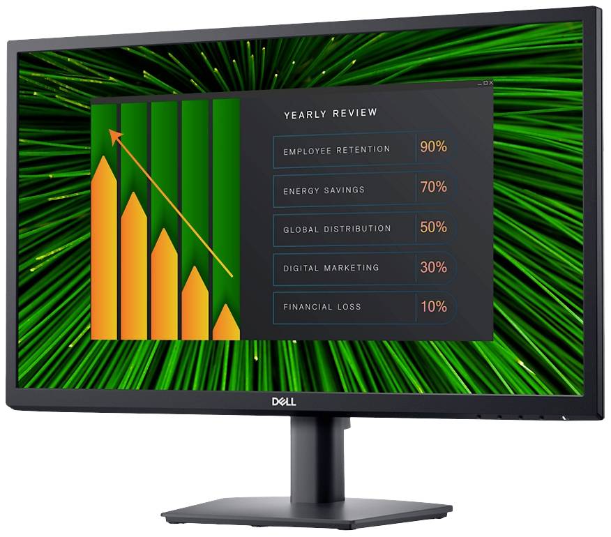 Dell E2423HN LED EEC E (A - G) 61 cm (24 inch) 1920 x 1080 p 16:9 5 ms HDMI™, VGA VA LED