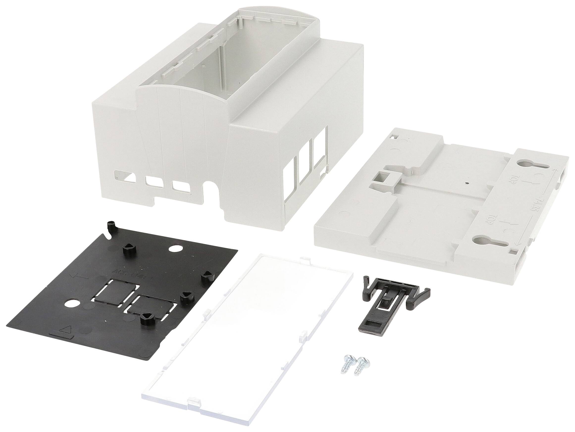 Hammond Electronics 1597KIT6MPI4 DIN assembly kit Compatible with (development kits): Raspberry Pi® 4