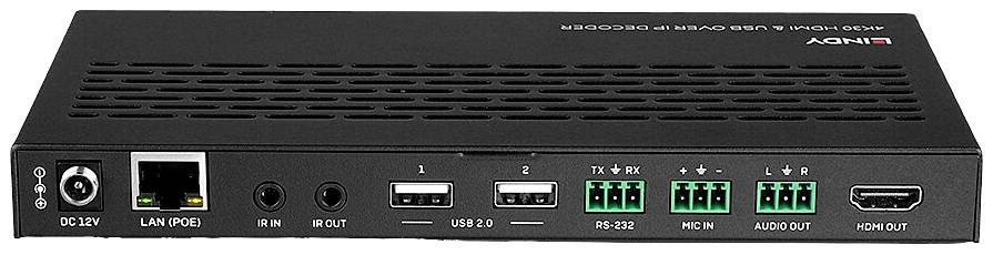 LINDY 4K30 HDMI & USB over IP Extender - Decoder Extension