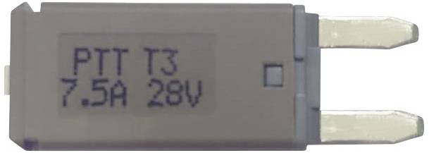 PARTS PTT Circuit Breaker Mini, type 3. Manual Reset, 7,5A C001-102-0062 Car standard blade-type fuse 7.5 A Brown 1 pc(s)