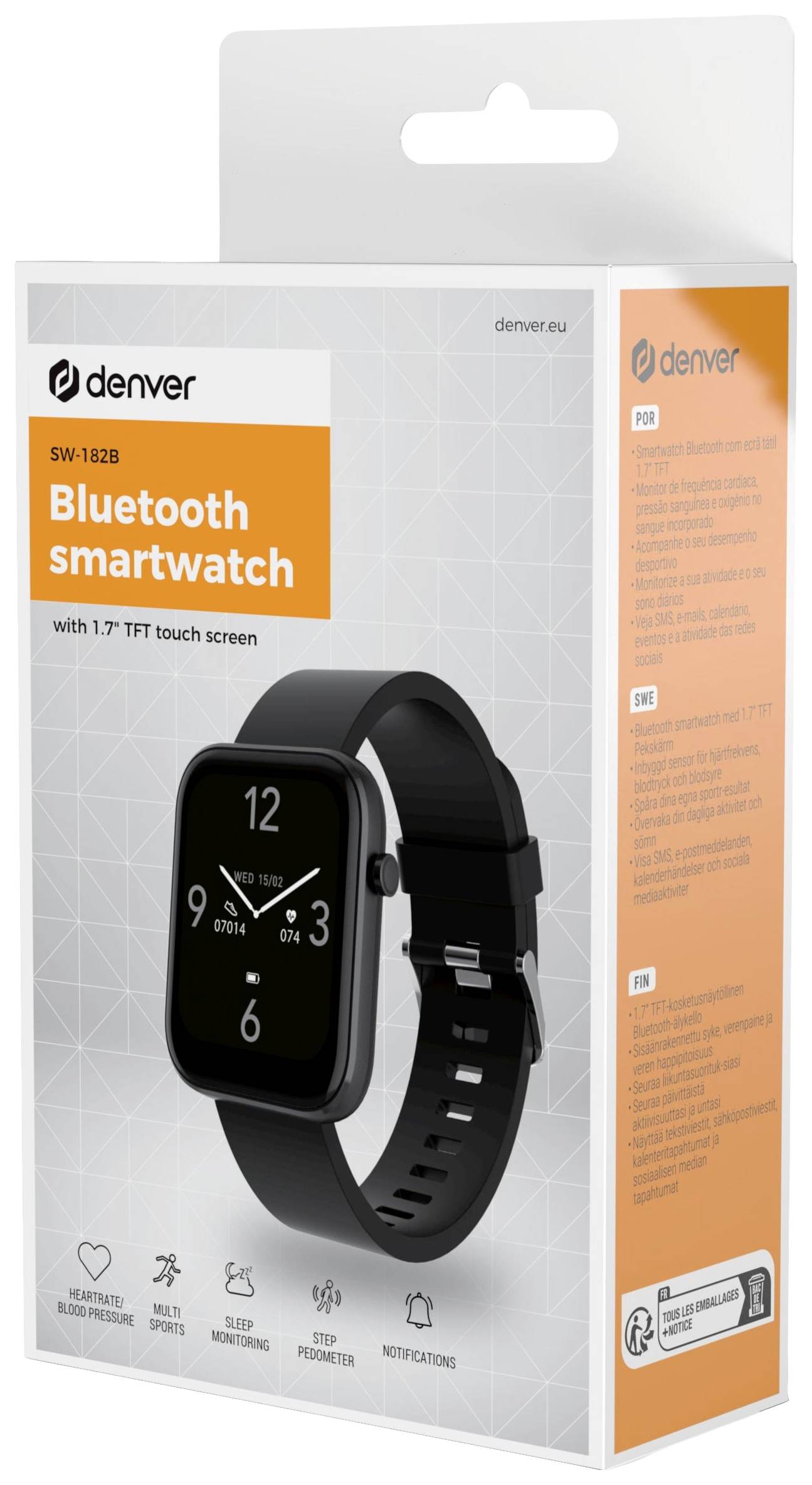 Denver SW-182 Smartwatch Black
