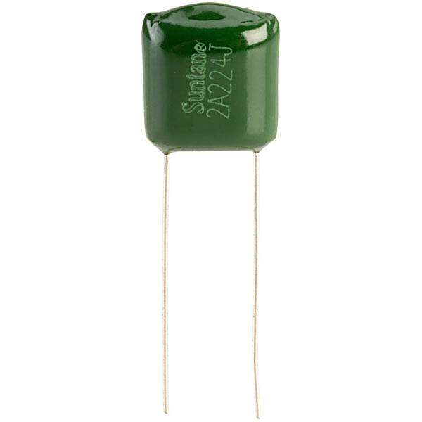Suntan TS01002A224JSB000R Thin film capacitor 220 nF 100 V 10 % 7.5 mm (L x W) 13.5 mm x 12.5 mm