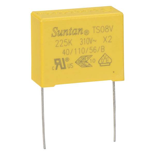 Suntan TS08V0A9225KAB0I0R Thin film capacitor 2.2 µF 310 V 10 % 27 mm (L x W) 23 mm x 32 mm