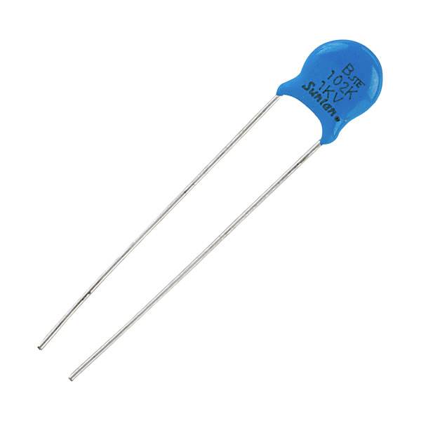 Suntan TS16003A102KSBPB0R Ceramic capacitor 1 nF 1000 V 10 % (L x W) 4 mm x 6 mm