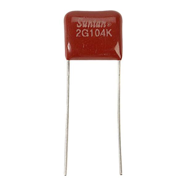 Suntan TS02002G104KSB0D0R Thin film capacitor 100 nF 400 V 10 % 10 mm (L x W) 7 mm x 14 mm