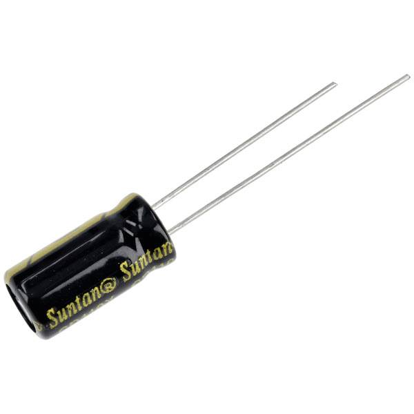 Suntan TS13DE1A471MSB0A0R Electrolytic capacitor 2.5 mm 470 µF 10 V 20 % (L x W) 12 mm x 6.3 mm