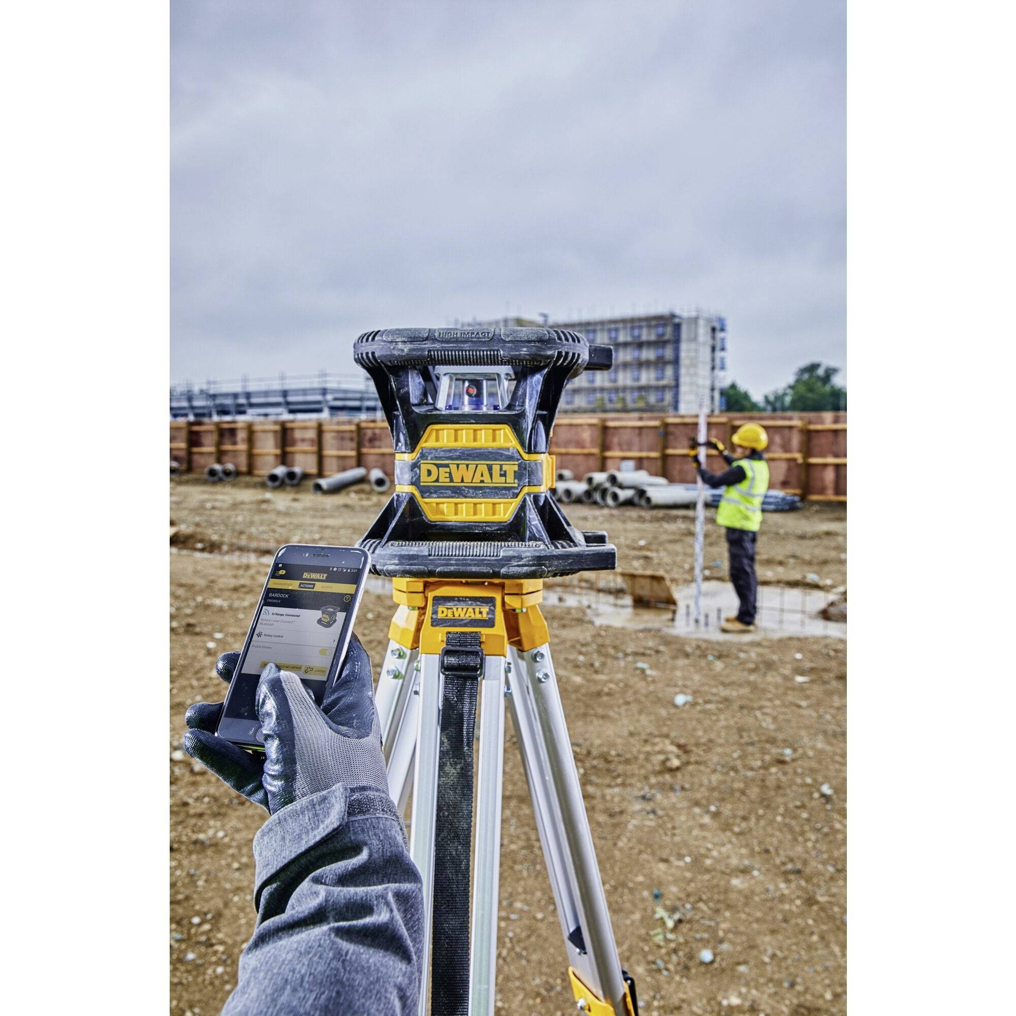 DEWALT DCE080D1RS-QW 360-degree laser