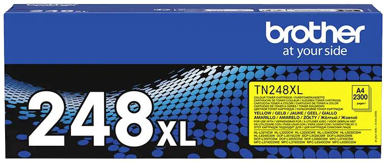 Brother Toner TN-248XLY Original Yellow 2300 Sides TN248XLY