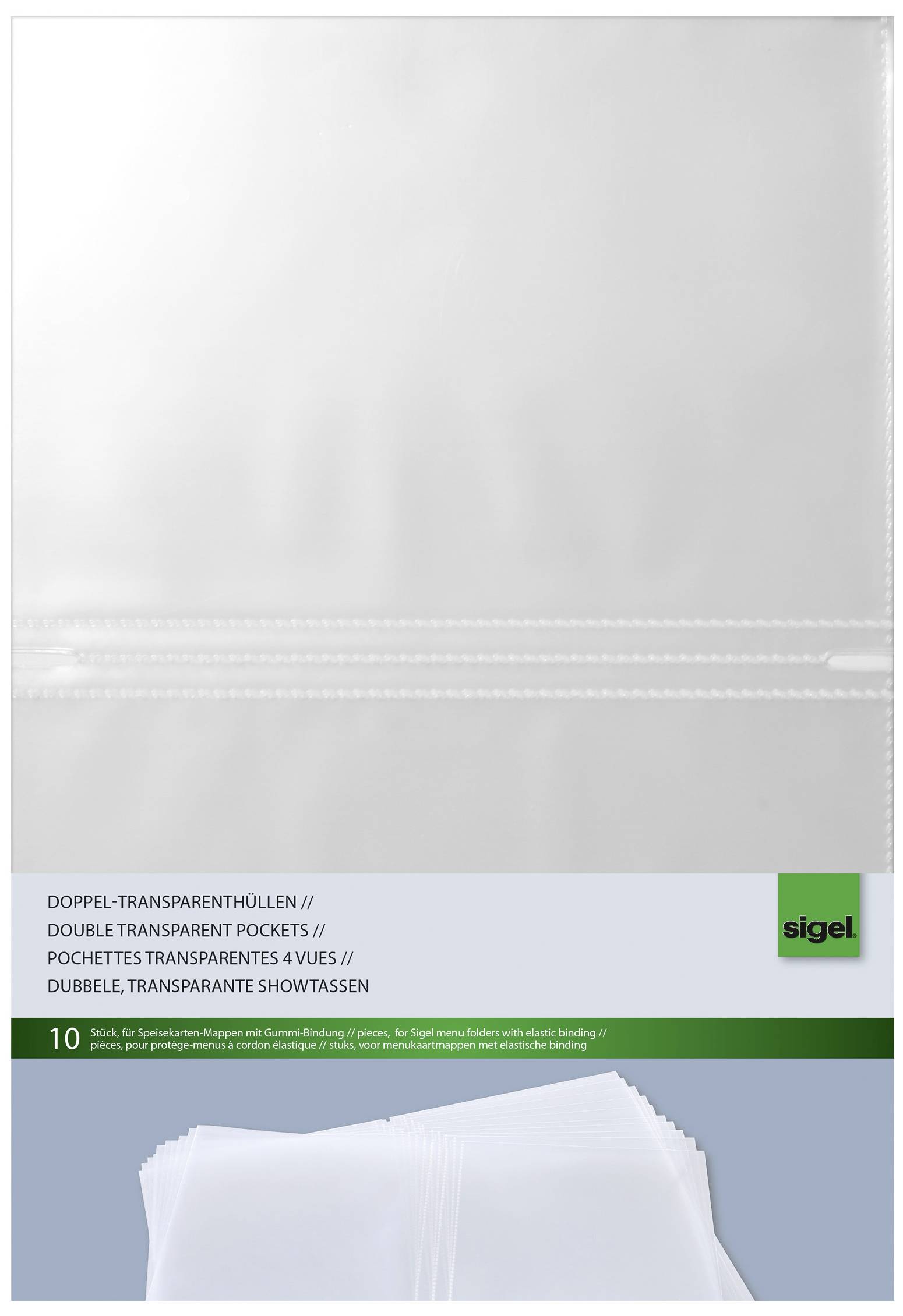 Sigel Twin pocket document sleeve A5 SM181 10 pc(s)