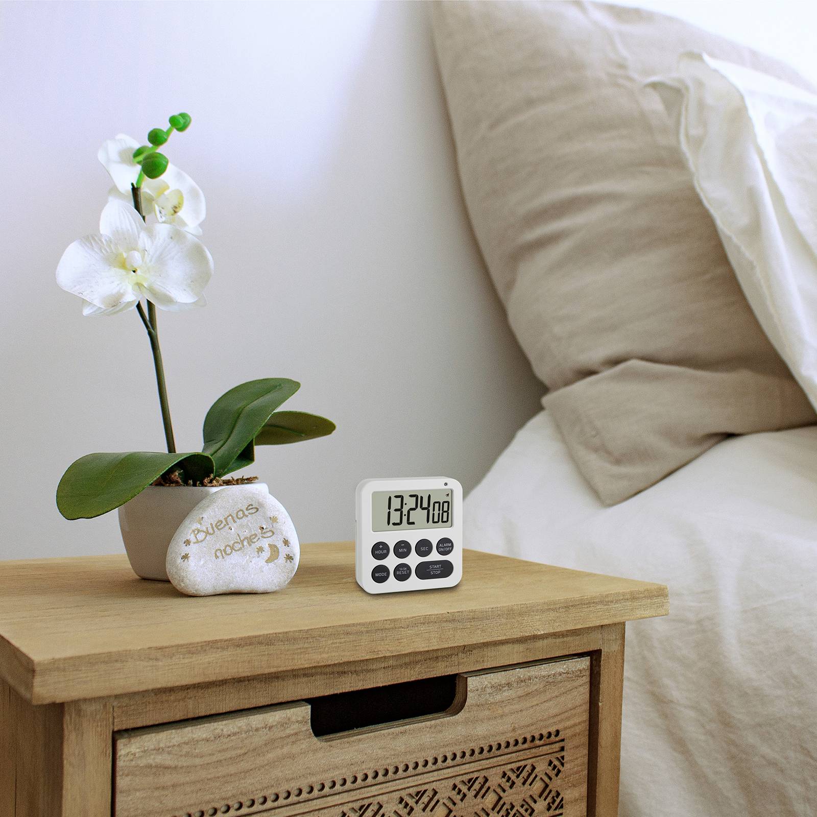 TFA Dostmann Timer White Digital