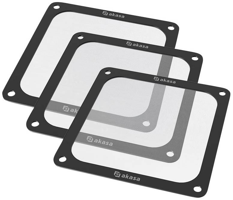 Akasa GRM12-M01-BKT3 PC fan grille with filter 120 x 120 mm