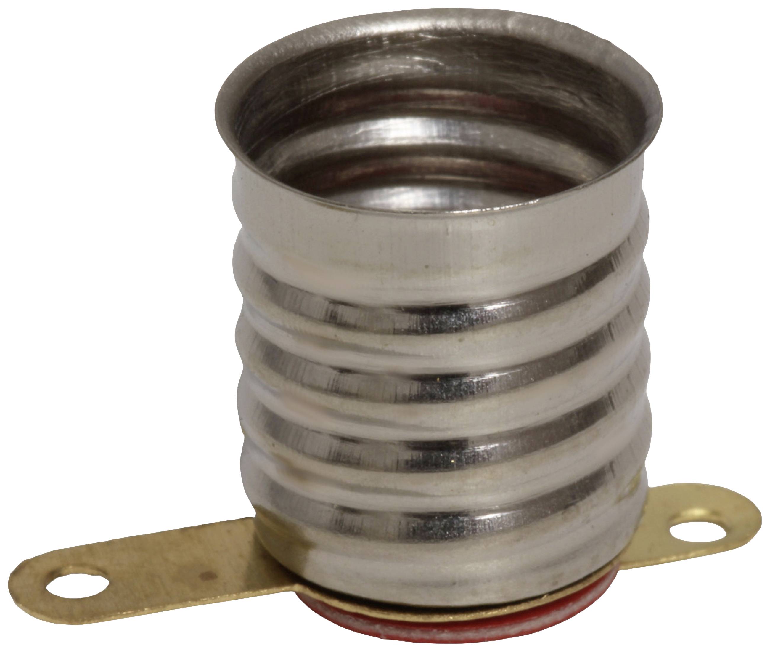 Metallic expansion damper with a wave-like structure and two lateral mounting plates for attachment to a surface.