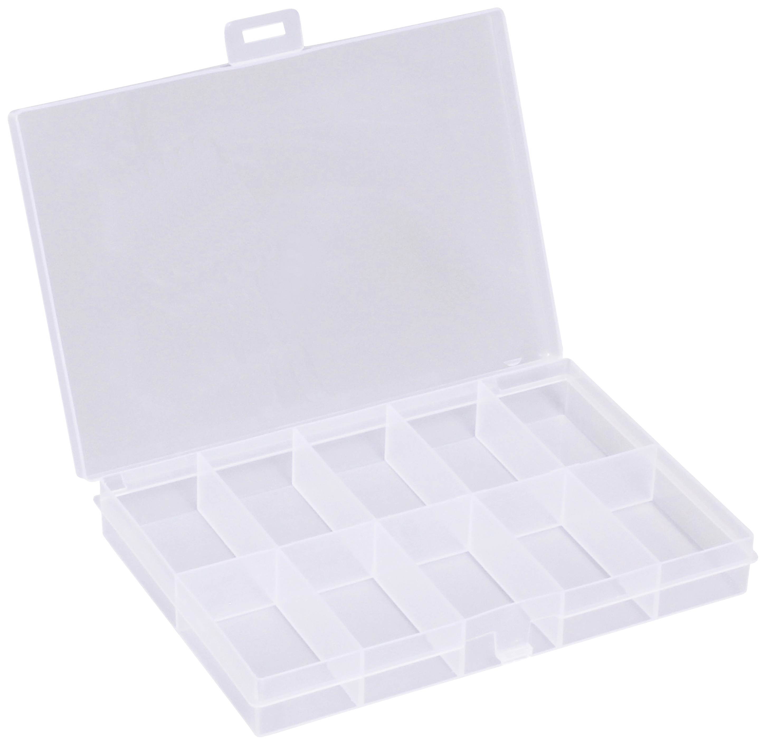Quadrios 23SA089 Assortment box (L x W x H) 13 x 9 x 1.8 cm No. of compartments: 10 fixed compartments Content