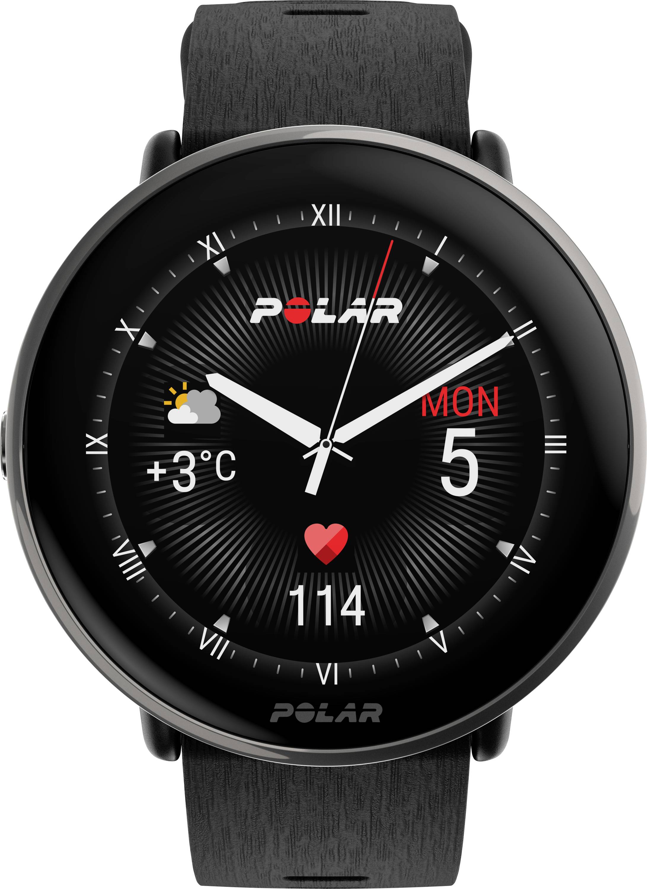 Polar Ignite 3 Sports watch 43 mm S/L Black