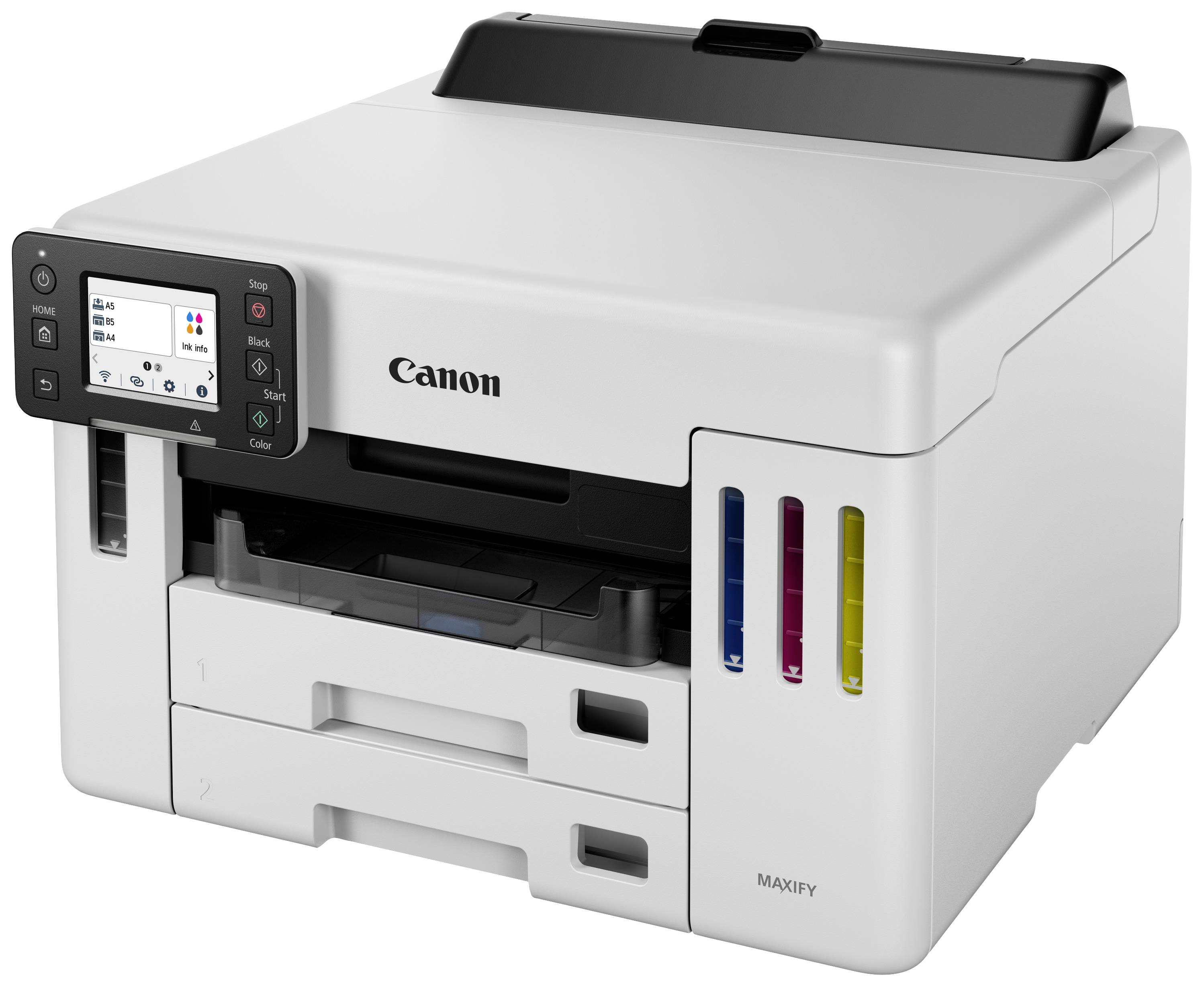 Canon MAXIFY GX5550 Inkjet printer Inkjet Colour A4 Duplex, LAN, USB, Wi-Fi, Ink tank system