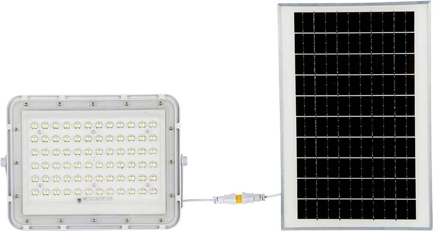 V-TAC VT-120W 7844 LED floodlight, Solar panel 15 W Neutral white
