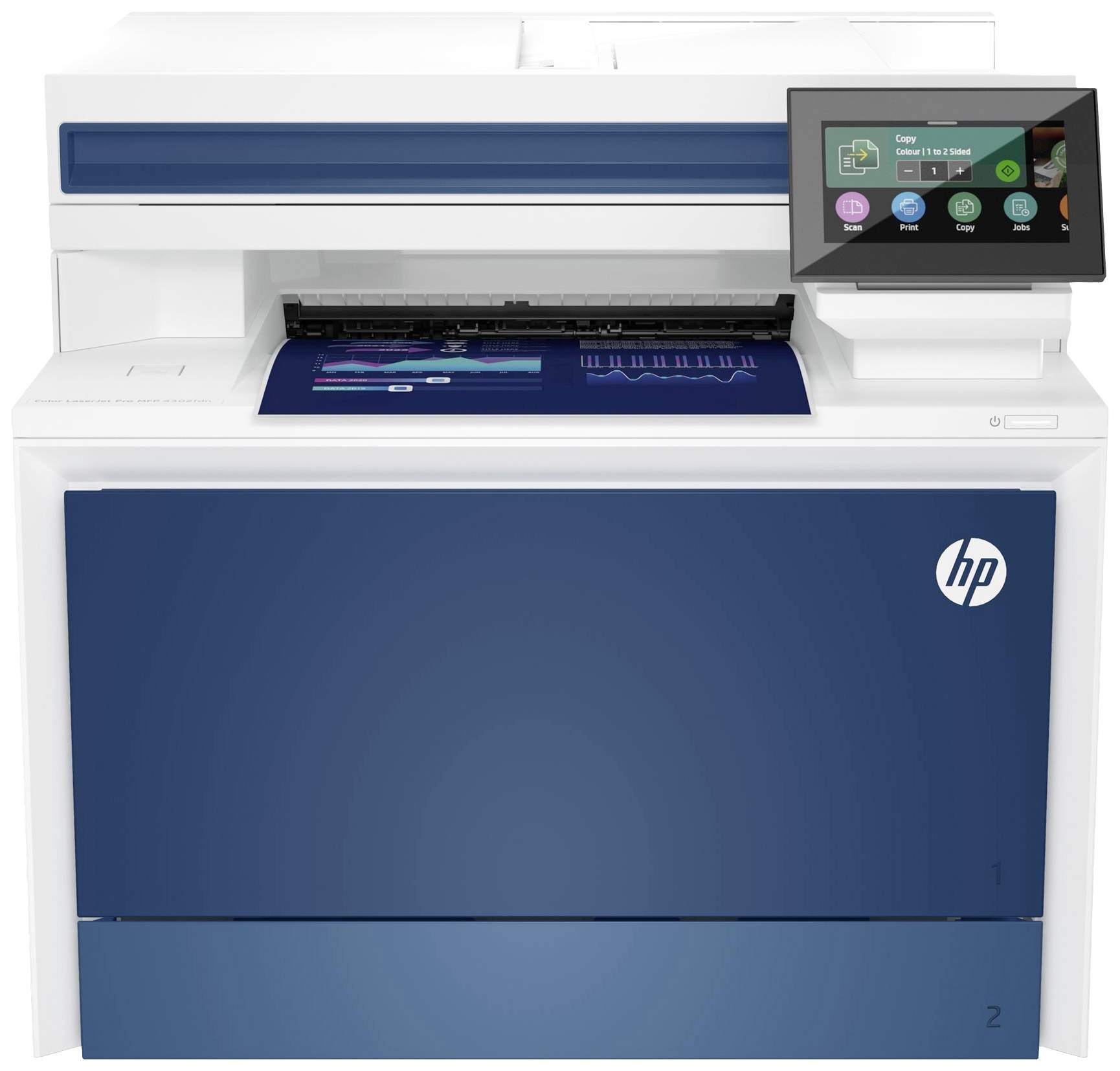 HP Color LaserJet Pro MFP 4302 fdn Multifunction printer Laser Colour A4 Printer, scanner, copier, fax ADF, Duplex ADF, LAN, HP
