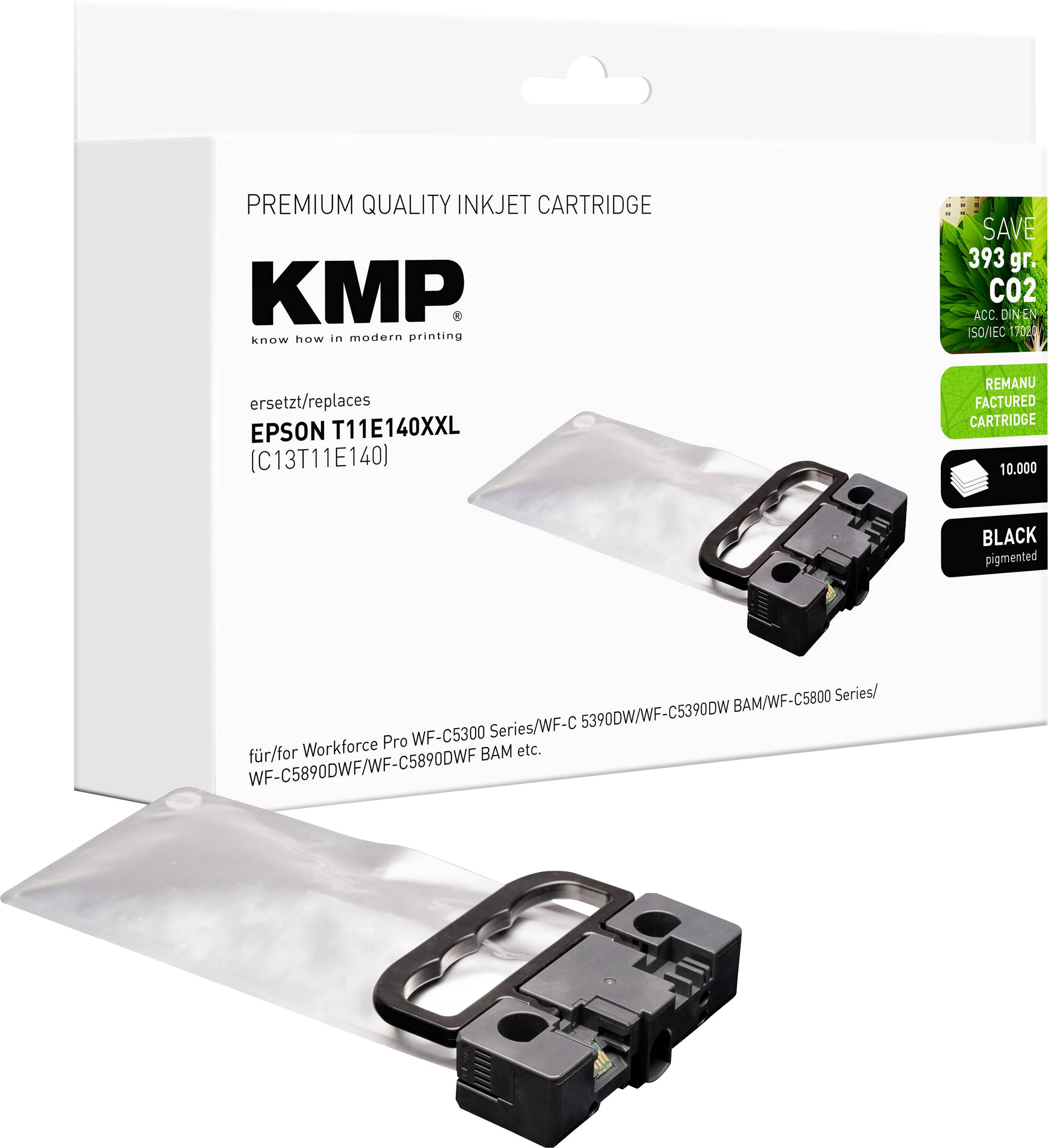 KMP Ink cartridge replaced Epson T11E1 XXL Compatible Black 1664,4201