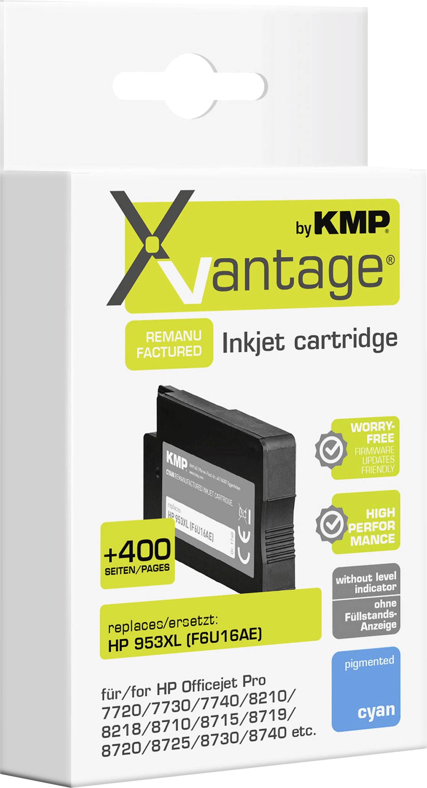 Xvantage Ink cartridge replaced HP 953XL, F6U16AE Compatible Cyan 1748,4083