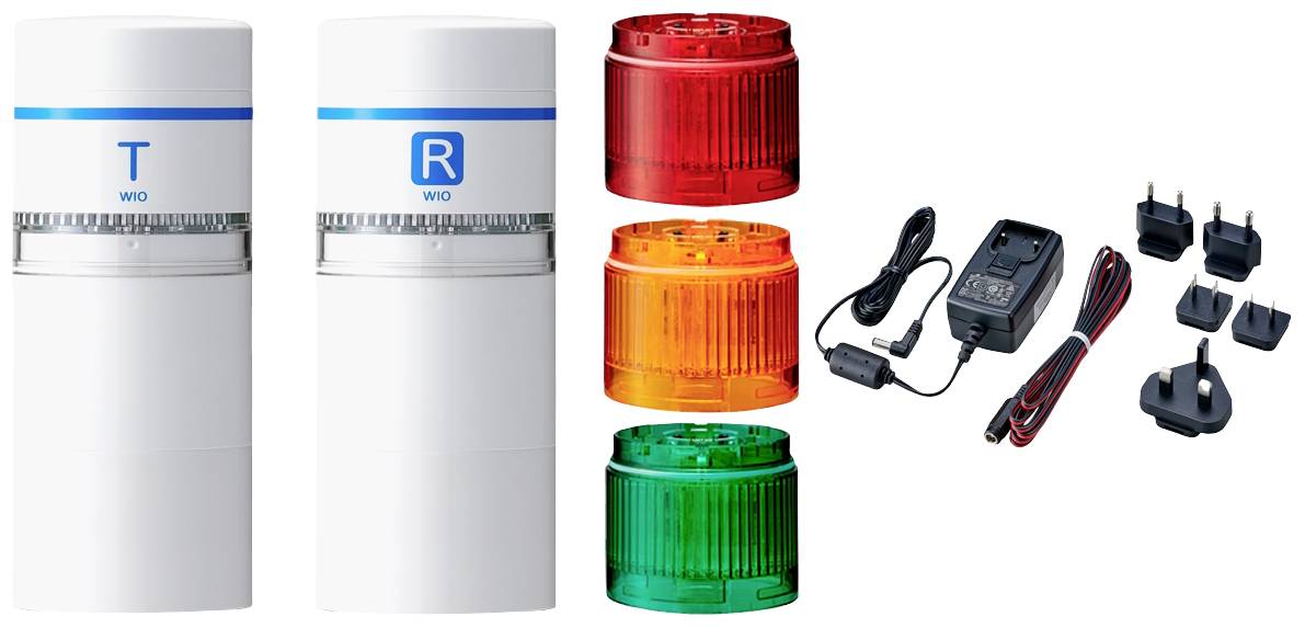 Patlite Signal tower WIO-B1S-001 WIO Bluetooth Red , Amber, Yellow 1 pc(s)