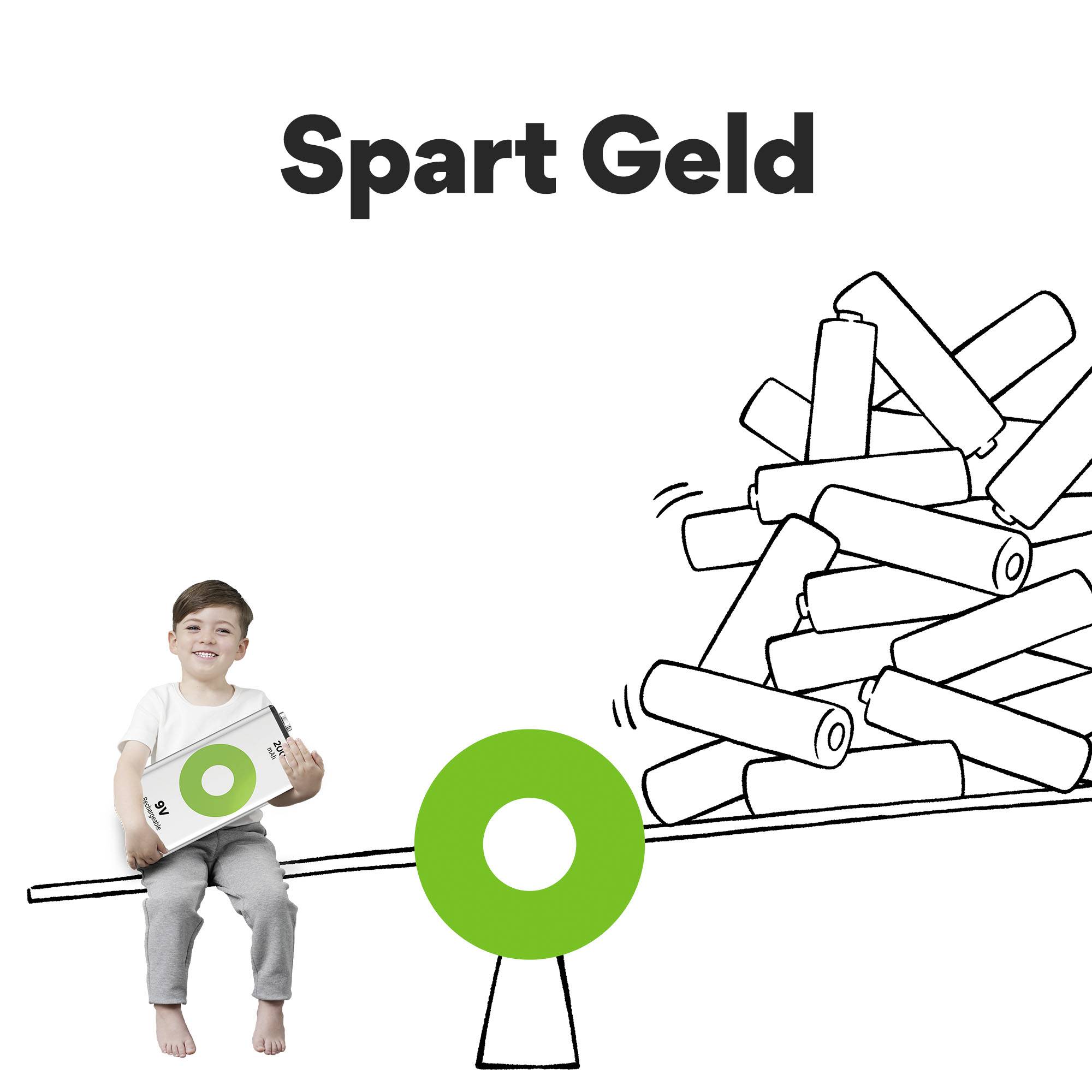 GP ReCyko 9 V / PP3 battery (rechargeable) NiMH 200 mAh 8.4 V 1 pc(s)