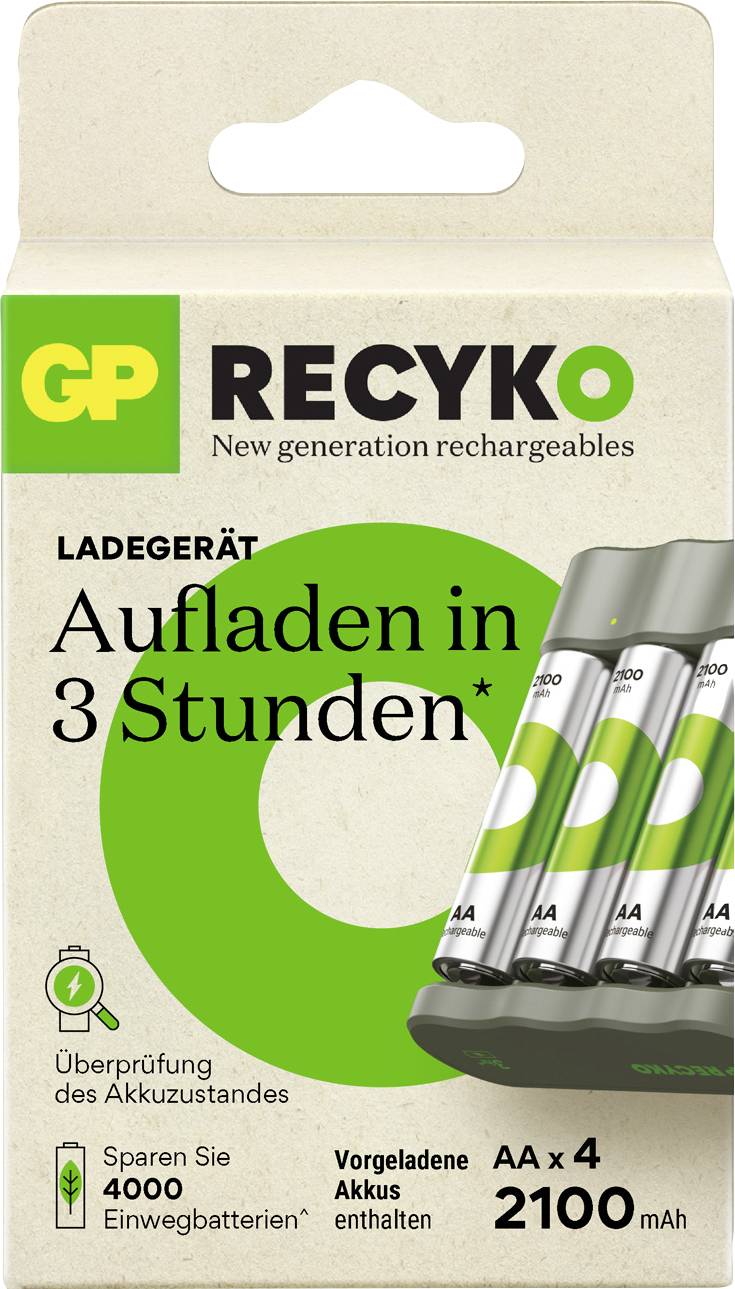 GP B441 Charger for cylindrical cells NiMH AAA , AA