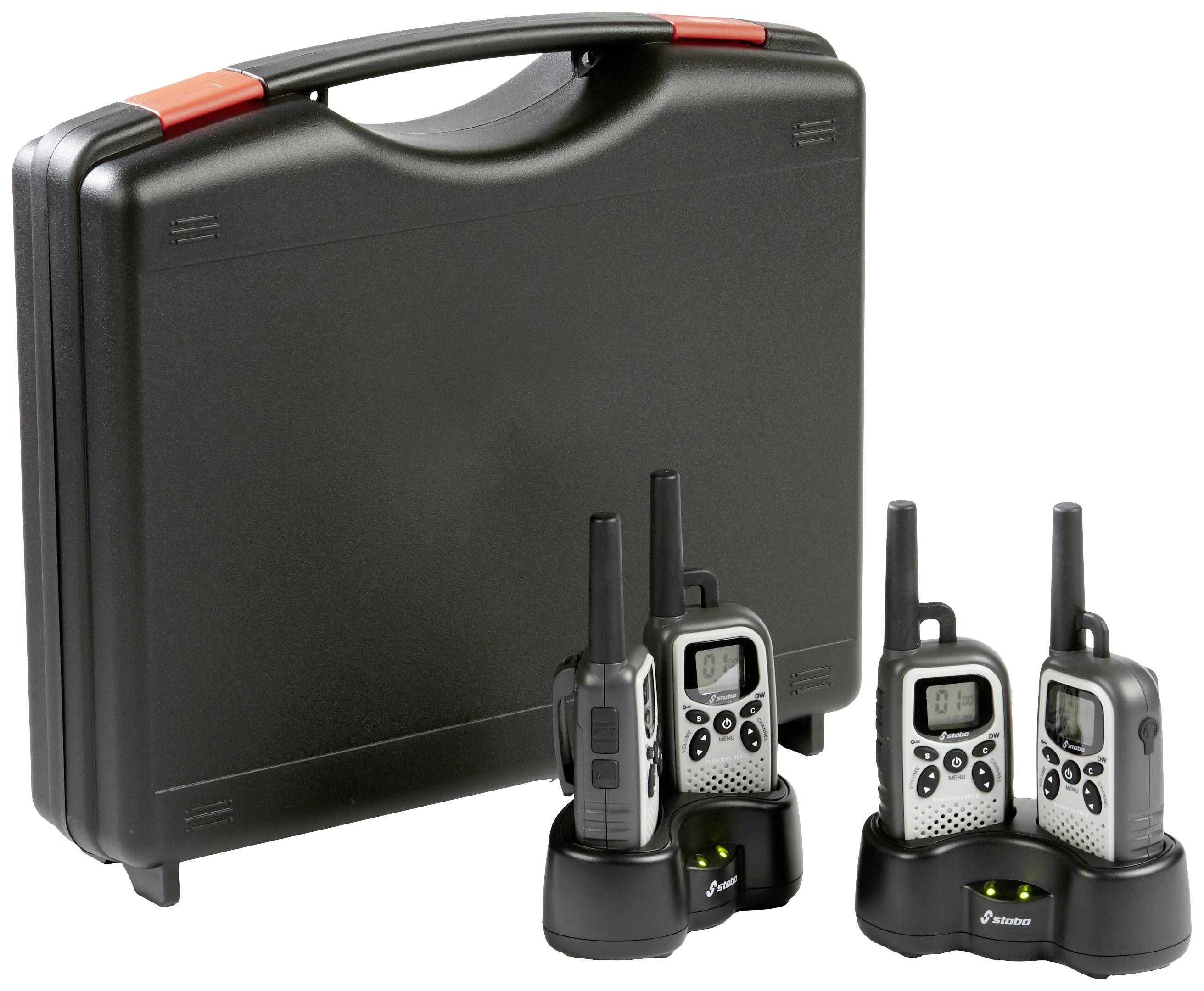 Stabo Freecomm 400 II 20444 PMR transceiver 4-piece set