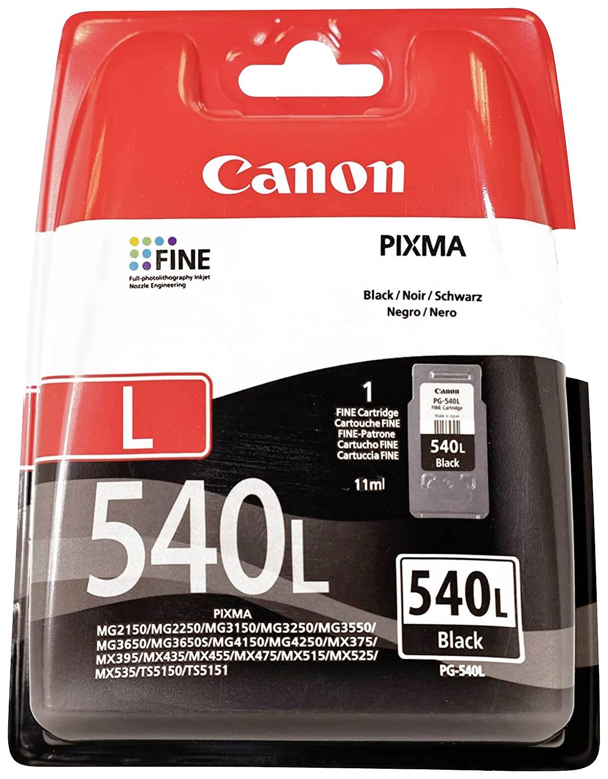 Canon Ink cartridge PG-540L Original Black 5224B001